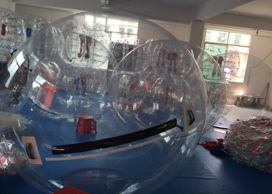 China Heat Sealing Transparent Inflatable Water Walking Balls With 0.8mm PVC supplier